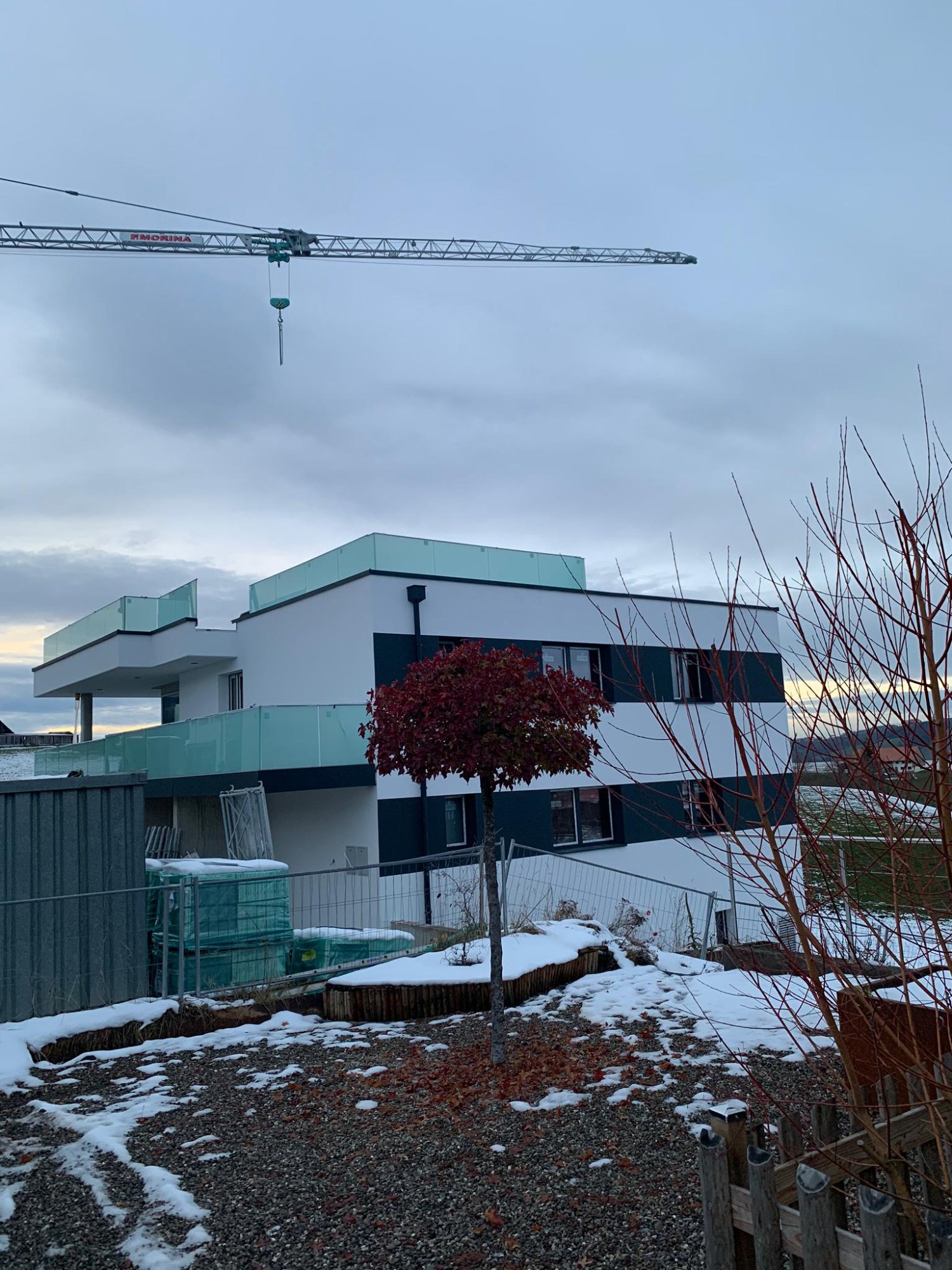 Grue immeuble – F. Morina