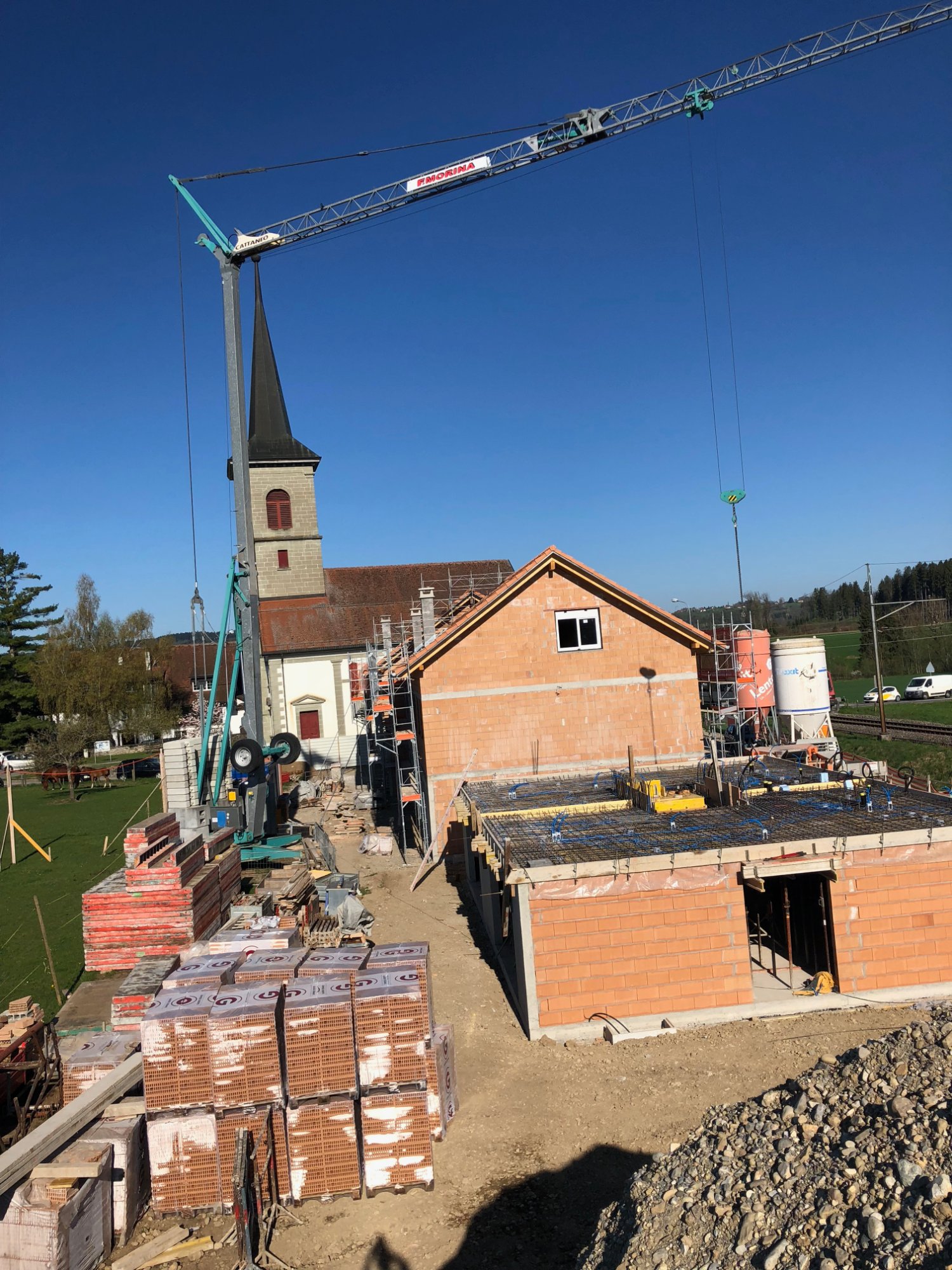 Pelleteuse chantier – F. Morina